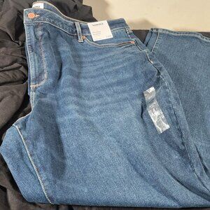 Sonoma Bootcut Jeans Women's Plus 24WS Dark Wash Blue Stretch Denim Mid Rise NWT